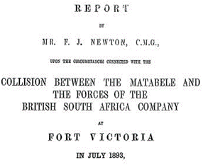 The Newton Commission conclusions on the ‘Victoria incident’