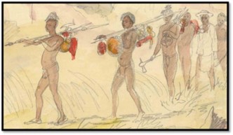 Thomas Baines watercolours and sketches from the Natural History Museum (London) with the relevant text from The Northern Goldfields Diaries of Thomas Baines (1869-1872) edited by J.P.R. Wallis - Part 4